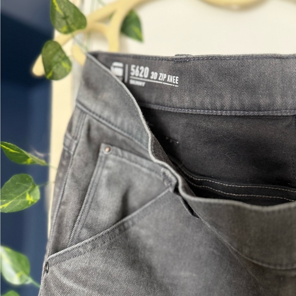 G-STAR RAW men’s grey jeans 3D Zip Knee Skinny 34/36 - Picture 4 of 8